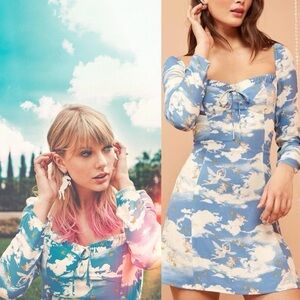 ASO TAYLOR SWIFT Reformation Sydney Dress in Cielo Size 8 from LOVER era